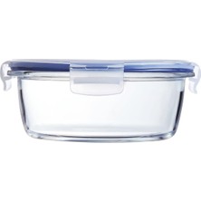 Feyza Design Yuvarlak 670CC Saklama Kabı, Sağlıklı ve Fonksiyonel Depolama Çözümü