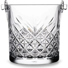 Feyza Design Şık Akrilik Buz Kovası, Kulplu, Modern ve Dayanıklı Tasarım