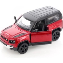 Kinsmart Land Rover Defender 90 Kırmızı 1/36 Model Araba