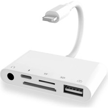 Aesco Ally 5in1 Iphone-Ipad Lightning To Audio USB Kamera OKUYUCU-(5775)