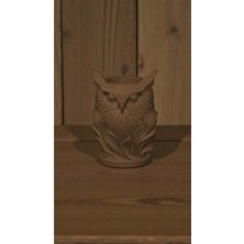 Özgürce Şık Dekoratif Baykuş Kalemlik, Masaüstü Organizer, Ofis ve Ev Aksesuarı