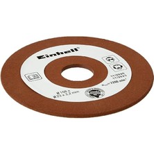 Einhell Zincir Bileme Taşı Ø 108 mm (Zincir Testere Bileme Cihazı Aksesuarı, Kalınlık 3,2 Mm, 23 mm Mil Bağlantısı, P100 Grit, Einhell Zincir Bileme Cihazları Için Uygun) - 4500076