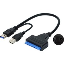 USB 3.0 2.5 3.5 Inç Sata SSD HDD Hard Disk Çevirici Dönüştürücü Adaptör Kablosu
