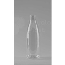 Feyza Design Şeffaf 1000 ml Pet Şişe, 20'li Set, Kilitli Kapak, Gıda Uyumlu