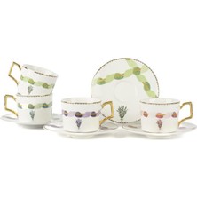 Mikasa Moor Lavander 4'lü Türk Kahvesi Fincanı