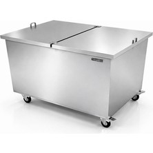 Un Şeker Arabası , Tekerlekli Kapaklı , Gıda ve Bakliyat Depolama, 80X50X65