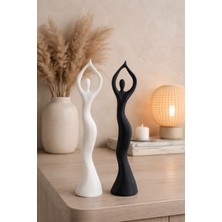 DIGIARTISAN3D Dans Eden Kadın 2'li Biblolar Dekoratif Dekor Hediyelik