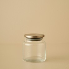 Feyza Design Şeffaf Metal Kapaklı 635 cc Kavanoz, Güvenle Saklama ve Sunum Için