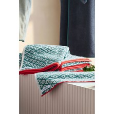 Doqu Home Leris Bouquet Jakarlı Yüz Havlusu