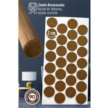 Aesco 90 Adet Kendinden Yapışkanlı 2x2 cm Premium Zemin Koruyucu Keçe Seti