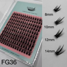 Özgürce Doğal Kirpik Demeti, 8-14 Mm, 10 Sıra, Anime Tarzı, Gerçek Kıl Mix