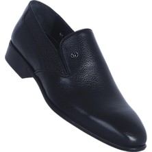 Censay 551 Siyah Zigana Neolit %100 Deri Erkek Klasik Ayakkabı