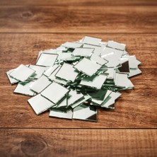 Aypars Atölye 75 Adetkare Ayna Parçaları 2x2 Cm, 5x5 cm & 10X10 cm | Dekoratif Mozaik Hobi Aynası | Dıy Duvar Süsleme Cam Ayna