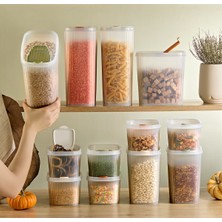 Feyza Design 12'li Kapaklı Erzak Saklama Seti, Pratik ve Şık Saklama Çözümü