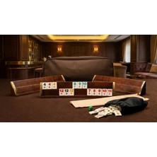 Bcs Luxury Oval Masif Ahşap Okey Takımı (101 Okey Oyun Seti)