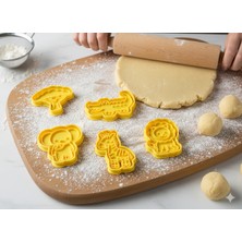 DIGIARTISAN3D Safari Temalı Kurabiye Kalıbı Seti 5'li Hayvan Figürlü Kurabiye Kalıbı 3D