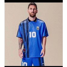 Portego Arjantin 2023/24 Yeni Sezon Lionel Messi Ikonik Özel Nostalji Efsane Forması