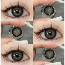 Özgürce Bahama Black Gri Renkli Göz Lensleri, 1 Yıllık Kullanım