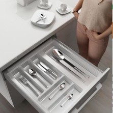 Feyza Design Çekmece Içi Kaşıklık, 44X48 Cm, Yanlar ve Boydan 4,5 cm Kesilebilir