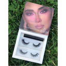 Özgürce Loreen Professional Lüx 2’li Kirpik Seti, Doğal ve Çekici Görünüm Için