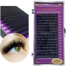 Özgürce Ipek Kirpik 0,07 C Kıvrım 14MM Uzunluk, Doğal ve Şık Görünüm