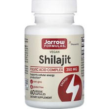 Jarrow Formulas Vegan Shilajit Fulvic Acid Antioxidants Complex, 250 Mg 60 Veggie Capsules