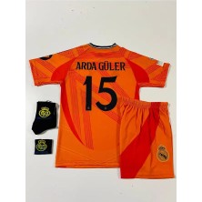 Portego R.madridd 2024/25 Yeni Sezon A.r.d.a-Güler Deplasman Çocuk Forması 4 Lü Set (Armalı)