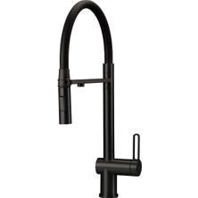 Deante MAGNETIC Filtre Bağlantılı Mutfak Bataryası – Manyetik Başlıklı, Çekilebilir, Sessiz, Siyah