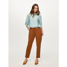 Faik Sönmez Comfort Fit Krep Örme Pantolon S26PNT003
