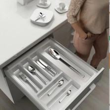 Feyza Design Çekmece Içi Kaşıklık, 39X48 Cm, Yan ve Boydan 4,5 cm Kesilebilir