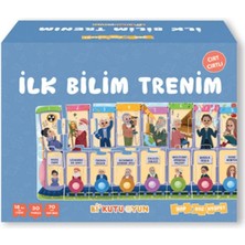 Bi Kutu Oyun Ilk Bilim Trenim - Cırt Cırtlı Yapboz ve Kitap Seti