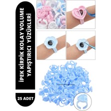 Özgürce Ipek Kirpik Kolay Volume Yapıştırıcı Yüzükleri 25'li, Pratik ve Güvenli Kullanım