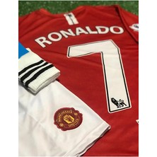 Portego Manchester/united Moskova 2008 Sezonu Cristiano Ronaldo Çocuk Forması 3'lü Set (Red)