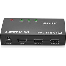 Aesco Enkado EKD-HS12 HDMI Çoklayıcı 1giriş 2çıkış (1PC-2MONITÖR)(1923)