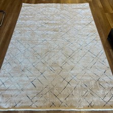 Hoom Rugs Motto 1004 Beyaz Mavi Modern Halı