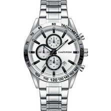 Chaperone Gümüş Çelik Kordon Erkek Kol Saati L-C002321
