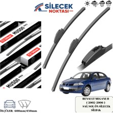 Renault Megan 2  ( 2002>2006 ) Araca Özel Ön Sağ-Sol Silecek Silbak  600MM/450MM SB2418U