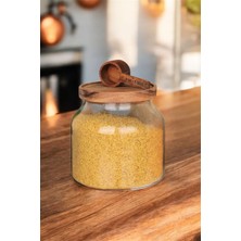 Feyza Design Vakumlu Cam Erzak Kavanozu, 2 Litre, Şık ve Kullanışlı Tasarım