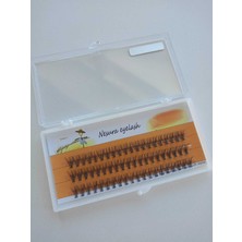 Özgürce Yumuşak ve Doğal Görünümlü 60 Adet Tekli Ipek Kirpik Demeti