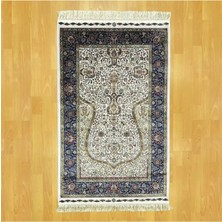Mevlana Bazaar Klasik Osmanlı Desenli Mihraplı Ipek Seccade