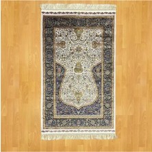 Mevlana Bazaar Klasik Osmanlı Desenli Mihraplı Ipek Seccade