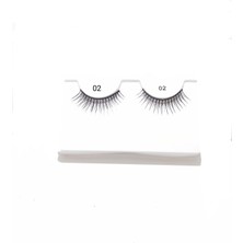 Özgürce Doğal Görünümlü 2'li Takma Kirpik Seti, Hızlı Uygulama ve Rahatlık