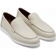 By Barretti Krem Rengi Rahat Bağcıksız Loafer