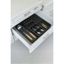 Feyza Design Genişleyebilir Çekmece Içi Ayarlanabilir Kaşıklık ve Bıçaklık Seti