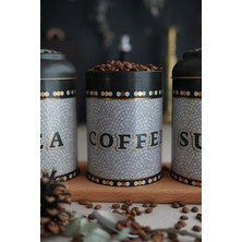 Feyza Design Ahşap Stantlı 3'lü Silindir Saklama Kabı Seti Ø105, Şık ve Kullanışlı