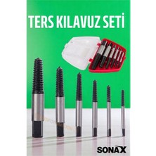 Nuveden Ieg™ Turk Ters Kılavuz 6 Lı Set Saf Çelik Kırık Civata Vida Sökücü Kırılmış Vida Civat