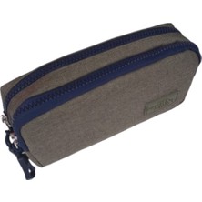 Özgürce Şık ve Fonksiyonel Keten Kumaş 2 Gözlü Kalemlik, Pratik Kullanım Sağlar