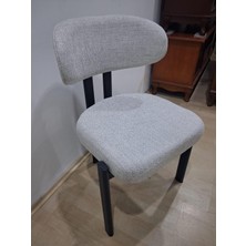 Bengi Ankara Mobilya Sandalye 90603 Eliza Model Metal Siyah Ayak 1 Ad Ortopedik Kalın Sünger
