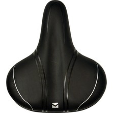 Asistan Comfy C500 Bisiklet Sele Ergonomik Yapı ve Jel Dolgu 260x210 mm Siyah Renk