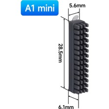 Bambulab A1 Mini Nozul Silikon Fırça 3 Adet